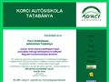 http://korciautosiskola.hu ismertető oldala